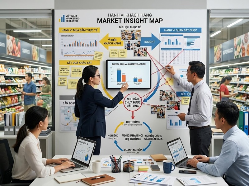 Chức năng marketing từ nghiên cứu nhu cầu đến tạo, truyền thông và cung cấp giá trị